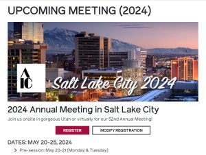 AIC annual meeting